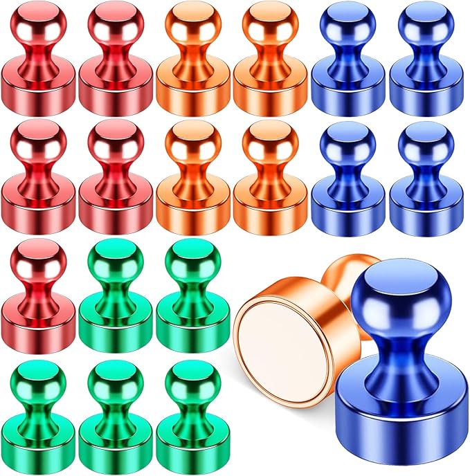 20 Pcs Fridge Magnets, Refrigerator Magnets, Small Strong Magnets, Magnetic by VNDUEEY