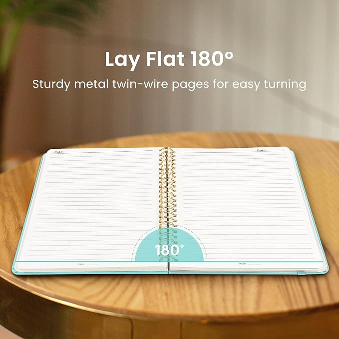 Taja Lined Spiral Journal Notebook - Image 4