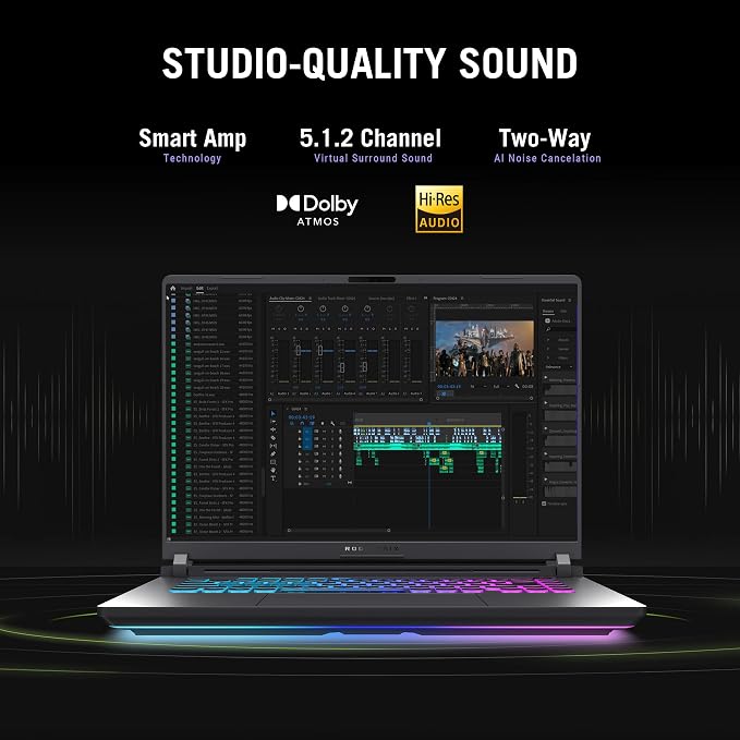 ASUS ROG Strix G16 Gaming Laptop, 16” FHD+ 16:10 165Hz/3ms Display, NVIDIA® - Image 2