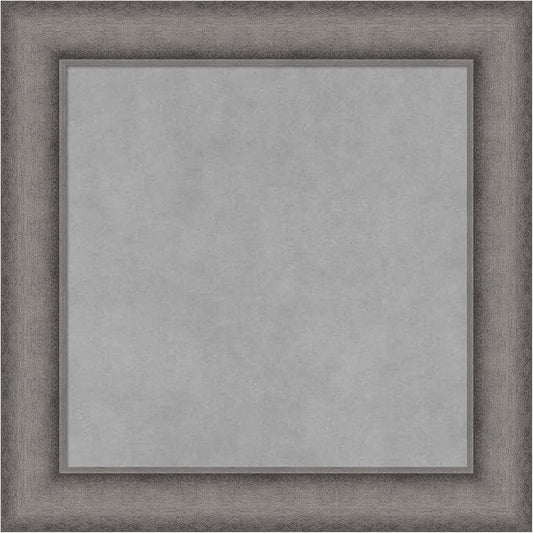 Amanti Art Grey Framed Magnetic Board 20x20 Small Vision Board by AmantiArt