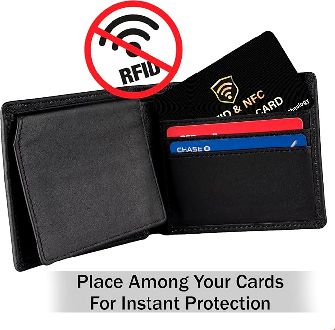 SaiTech IT 2 Pack RFID Blocking Card, One Card Protects Entire Wallet Purse - Image 8