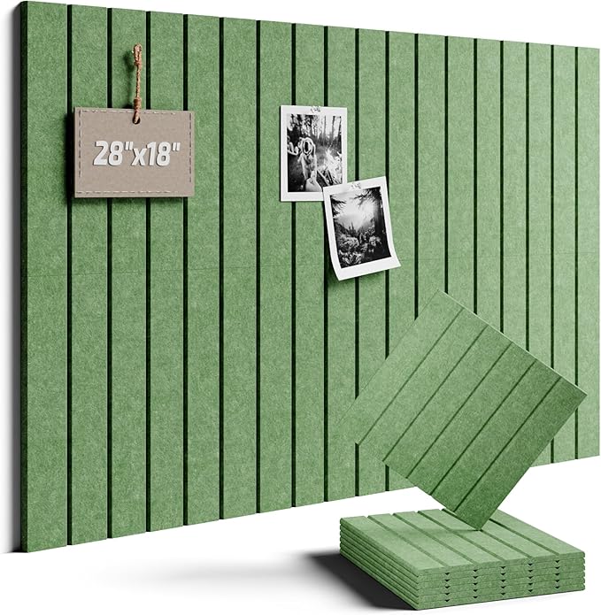 Felt Bulletin Board Tiles -28"x18" by FLUXYNARA