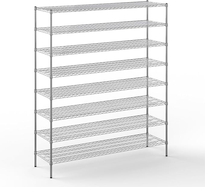 Regal Altair 21" Deep x 72" Wide x 86" Height Wire Shelving Kit | 8-Tier | NSF by Regal+Altair