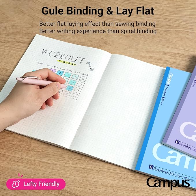 KOKUYO Composition Notebooks, 3 Pack Campus 9-3/4" x 7-1/2" Comp Book - Image 4