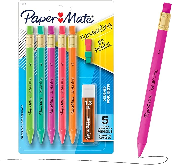 Paper Mate Handwriting Triangular Mechanical Pencils by Unknown