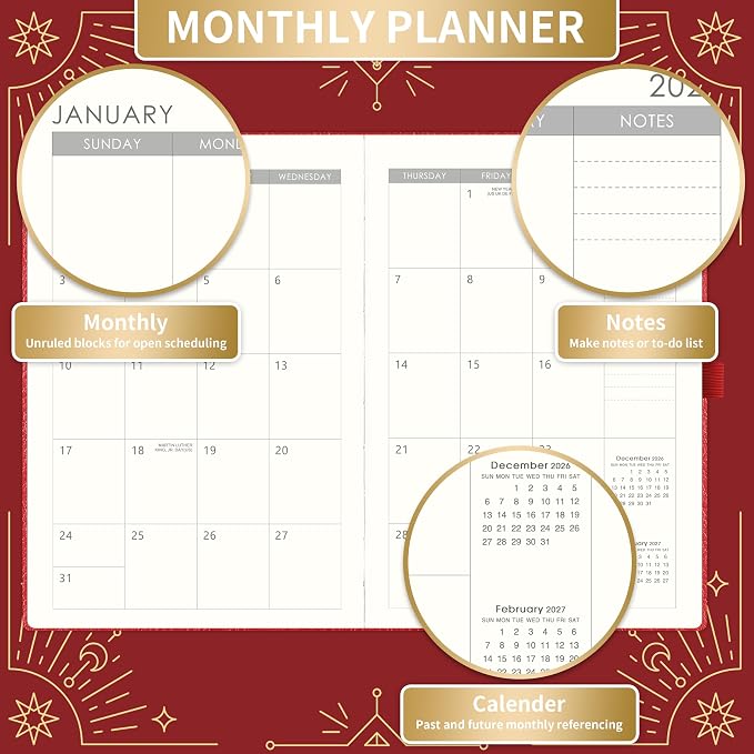 2027 Planner - 2027 Weekly Monthly Planner, January 2027 - December 2027 - Image 3