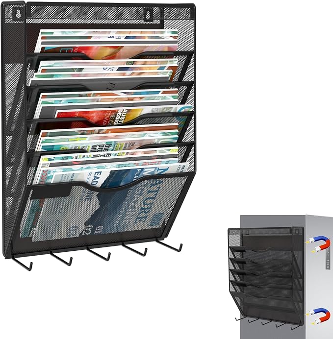 KZWKRG 6 Tier Magnetic File Holder by Unknown