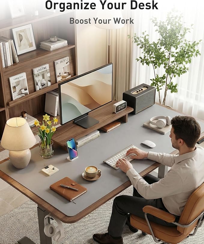 Aothia Faux Leather Desk Mat - Image 3