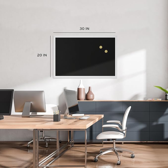 U Brands 20" x 30" Magnetic Chalkboard - Image 2