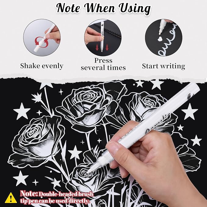Thboxes White Pens Set - Image 3