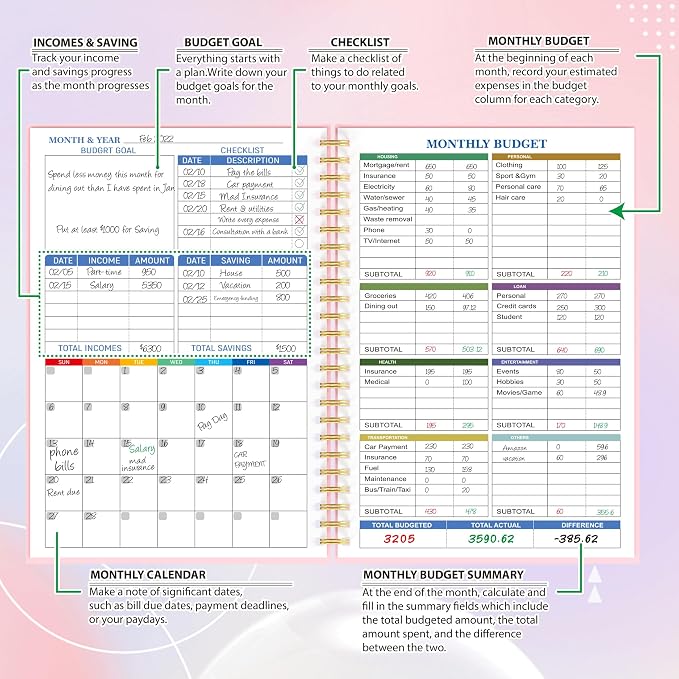 Budget Planner - Monthly Finance Organizer - Image 3