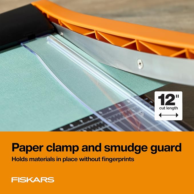 Fiskars Recycled Bypass Guillotine Paper Cutter, Self-Sharpening, Paper Trimmer - Image 4