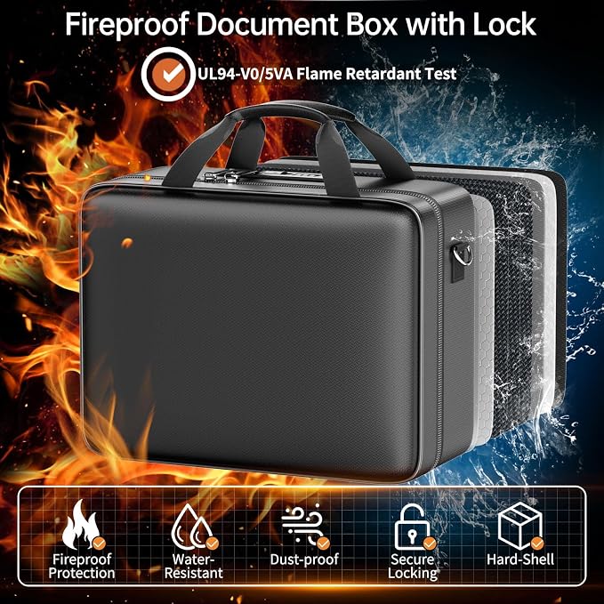 ENGPOW Fireproof Document Box - Image 2