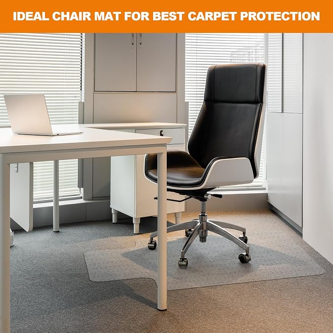 Chair Mat for Carpet- Low Pile Carpet Protector for Office Gaming Computer Desk - Image 8