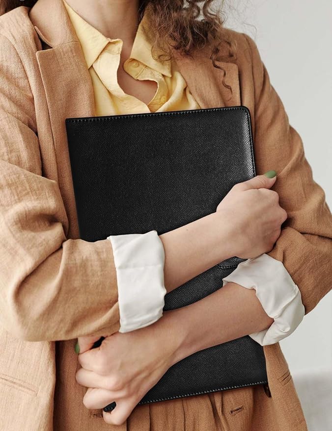 Mymazn Padfolio, Portfolio Folder, Legal Pad Holder, Resume Folder | Faux - Image 6