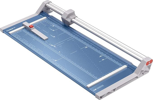 Dahle 554 Professional Rotary Trimmer, 28" Cut Length, 20 Sheet Capacity, Self-Sharpening, Dual Guide Bar, Automatic Clamp, German Engineered Paper Cutter-DeskLoop Office