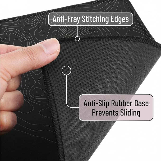 Mr. Pen- Mouse Pad, 12.5"x 10.5", 2 Pack, Anti-Slip Rubber Base - Image 3