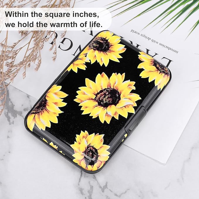 ELFISH Mini RFID Aluminum Wallet Credit Cards Holder Business Card Case Metal - Image 6