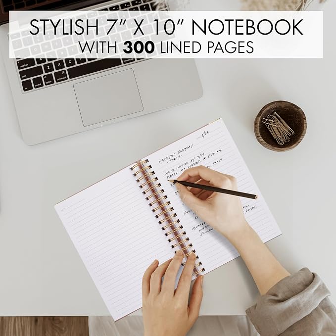 Aesthetic Thick Spiral Notebook Journal - Image 3