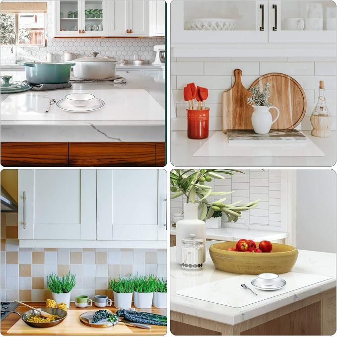 Gartful Silicone Mats for Kitchen Counter, Thicker 0.06", 25 x 17 inches - Image 6