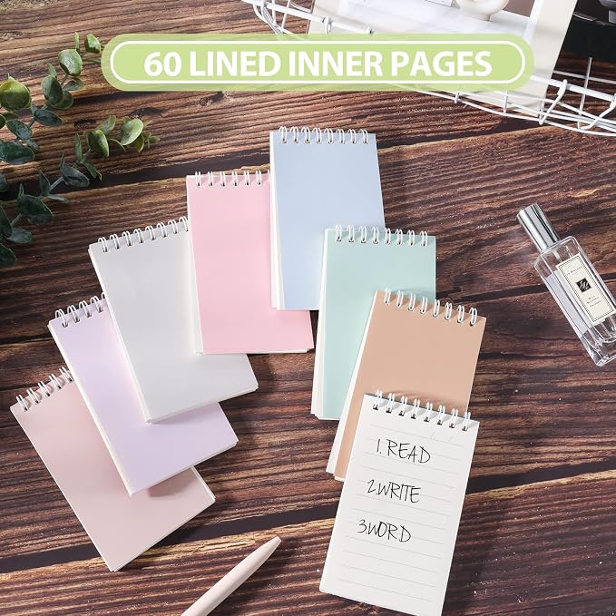 Ddaowanx Small Notebooks, 3x5 Pocket Spiral Notepads - Image 2