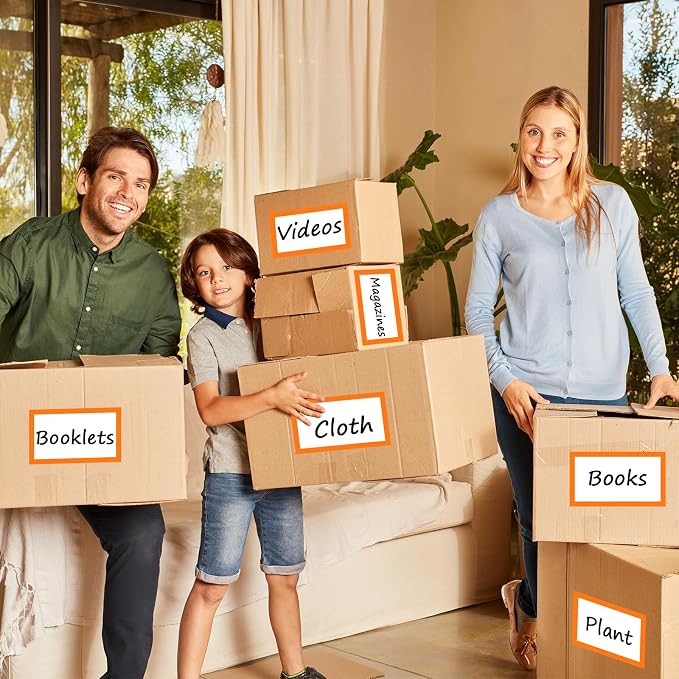6 x 4 inch Large Moving Labels for Boxes, Blank Moving Boxes Labels Stickers - Image 4