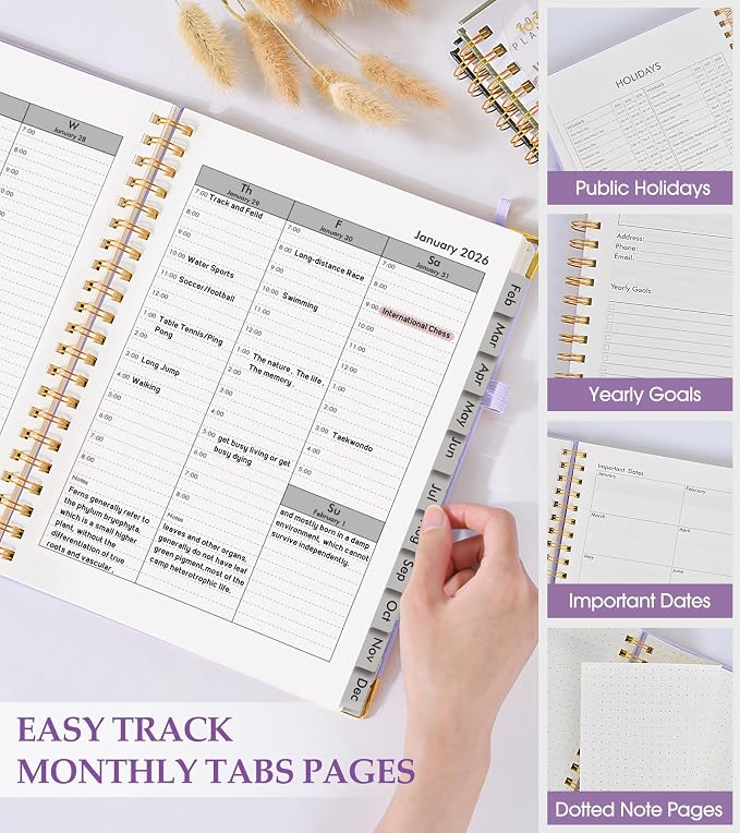 2026 Planner, Weekly and Monthly Calendar Planner from January 2026 - Image 6