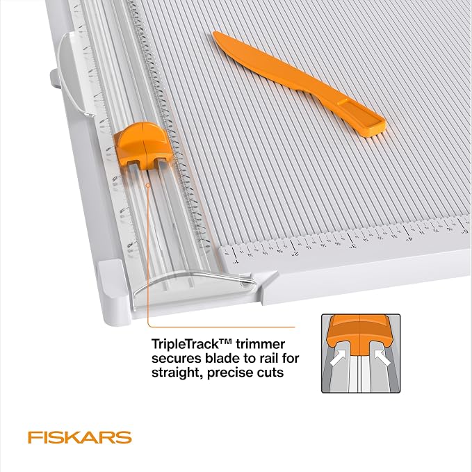Fiskars 12" Trim & Score Board, TripleTrack System, Integrated Scoring Surface - Image 4