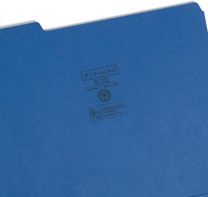 Smead File Folder, 1/3-Cut Tab, Letter Size, 100 per Box - Image 6