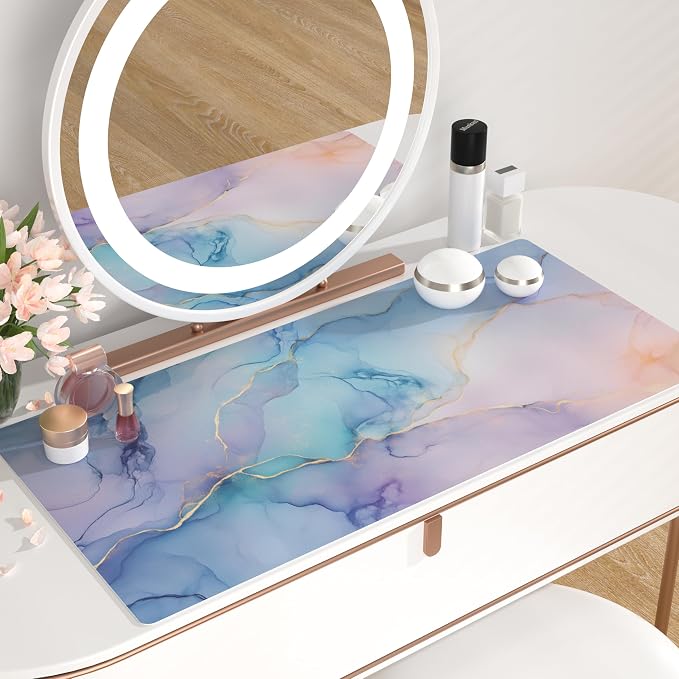 QIYI Large Mouse Pad, PU Leather Desk Mat - Image 6