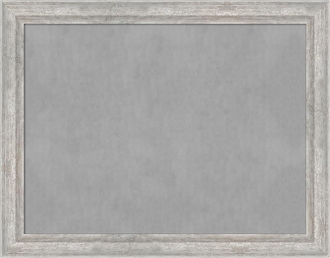 Amanti Art Silver Framed Magnetic Board 21x27 Medium Vision Board by AmantiArt