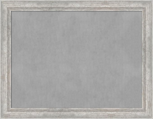 Amanti Art Silver Framed Magnetic Board 21x27 Medium Vision Board by AmantiArt