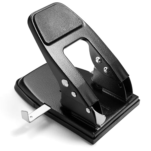 Officemate 2-Hole Padded Punch, Medium Duty, 50-Sheet Capacity, Ergonomic by Officemate