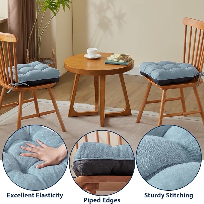 IASEAHK Chair Cushions for Dining Chairs, Seat Cushions for Kitchen Chairs - Image 5