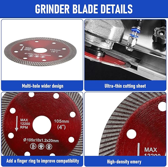 45 Degree Tile Chamfering Tool, Angle Grinder Stand Tile Cutter Tool Attachment for Tile 45 Degree Chamfer Cutting, 100-Type Universal Tile Chamfering Stand Type Angle Grinder-DeskLoop Office