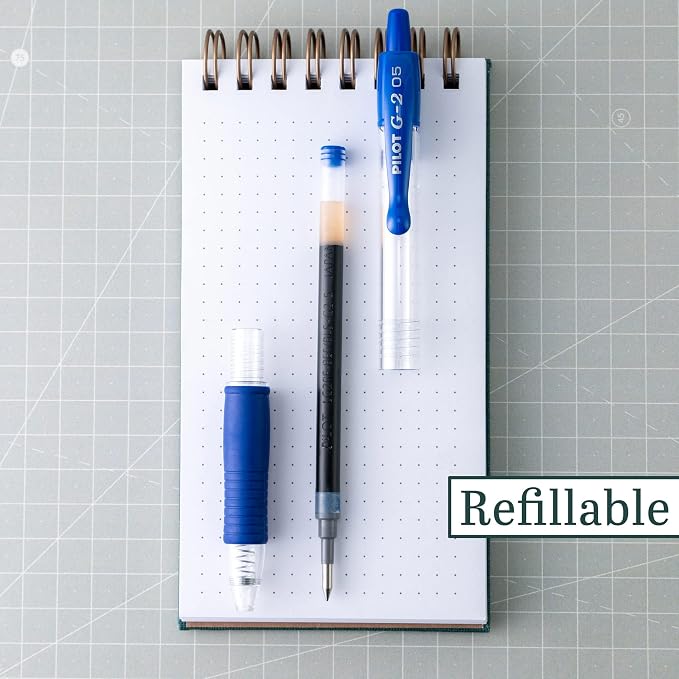 Pilot G2 Premium Refillable and Retractable Rolling Ball Gel Pens, Extra Fine - Image 4