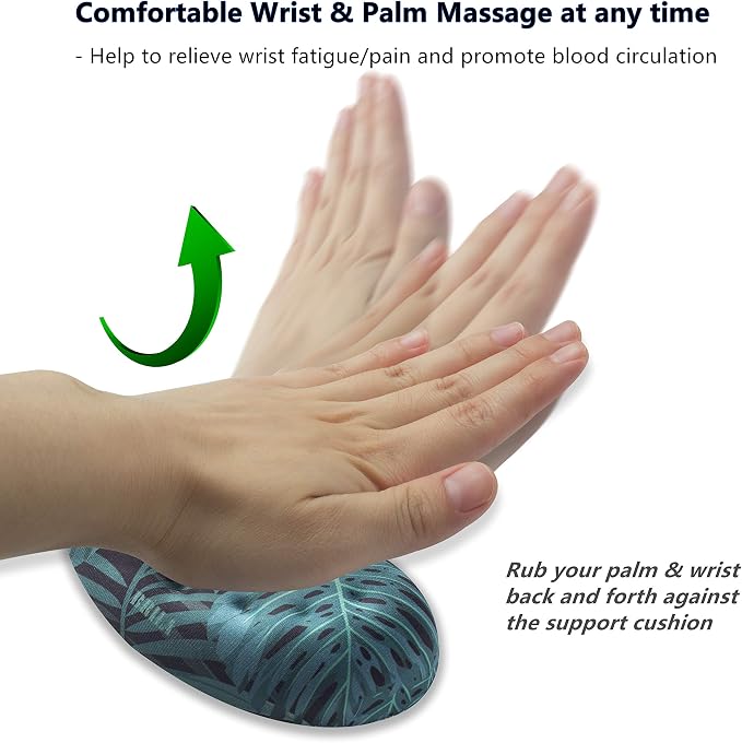 BRILA Ergonomic Memory Foam Mouse Wrist Rest Support Pad Cushion - Image 6