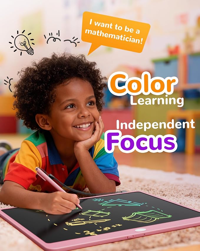KOKODI LCD Writing Tablet, 16 Inch Colorful Toddler Doodle Board Drawing Tablet - Image 4