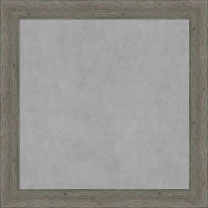 Amanti Art Grey Framed Magnetic Board 29x29 Medium Vision Board by AmantiArt