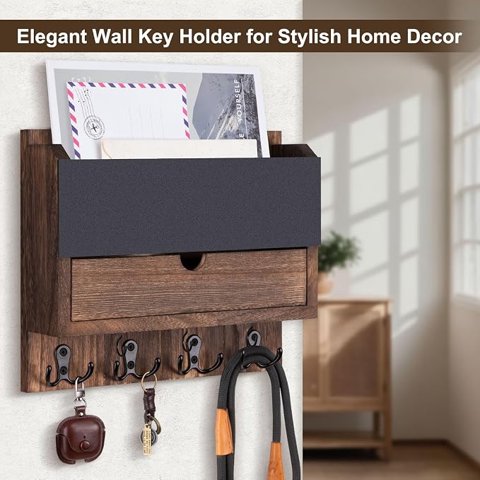 Lucundm Mail and Key Holder Wall Mount - Image 4