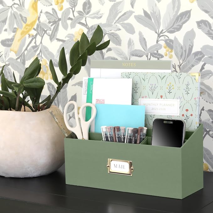 KIBAGA Stylish Linen Mail Organizer - Image 4