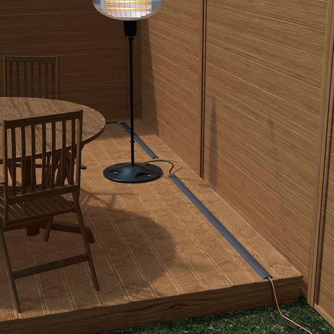 D-Line 30ft Floor Cord Cover, Floor Cable Protector, Extension Cord Cover - Image 6