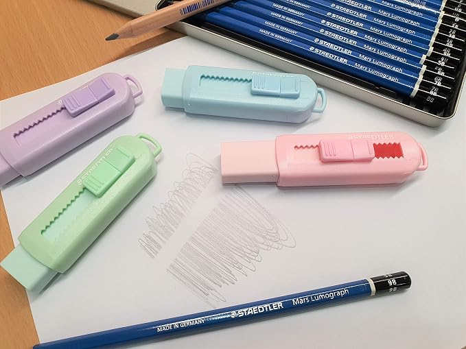 Staedtler Sliding Retractable Pencil Eraser - Image 2