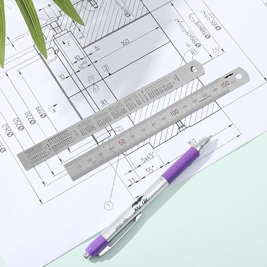 Mr. Pen- Machinist Ruler, 2 Pack, Stainless Steel Imperial | Precision - Image 6