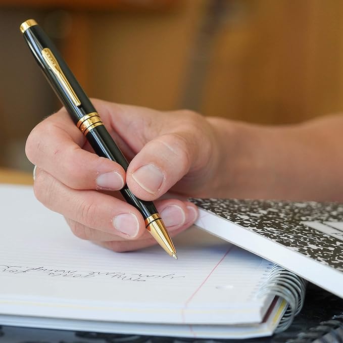 Cross Coventry Black Lacquer Ballpoint Pen-DeskLoop Office