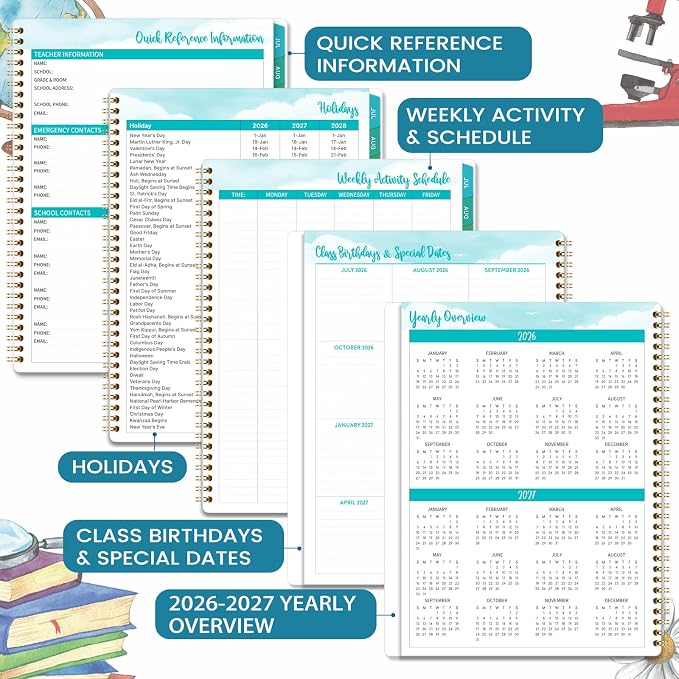 2026-2027 Teacher Planner, July 2026 - Image 5