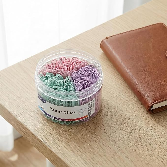 Pastel Jumbo Paper Clips, 2 Inch | 300pcs, Soft Color Clips, - Image 5