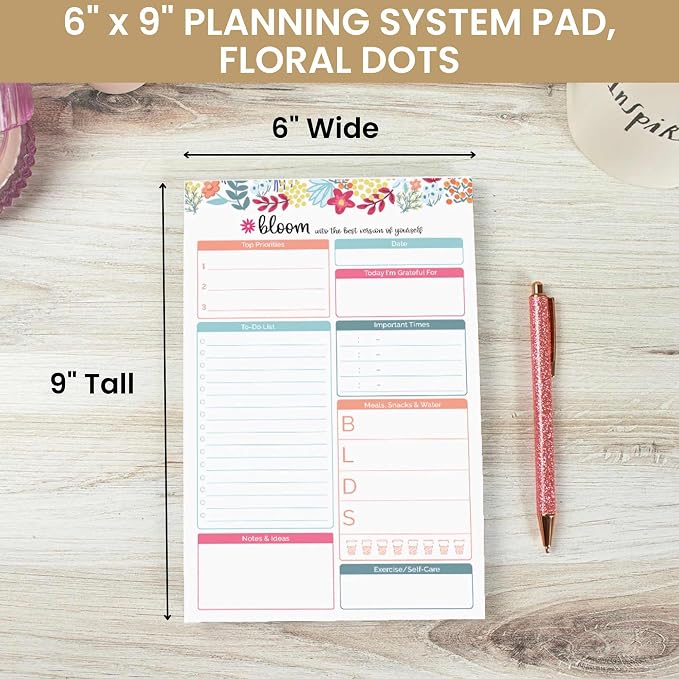 bloom daily planners Daily Planning System Tear Off to-Do Pad - Image 2