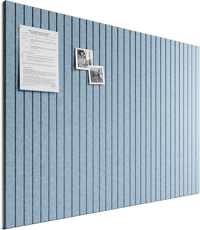 Bumusty Large Cork Board Alternative-48 x 36" Felt Bulletin Board Tiles by BUMUSTY