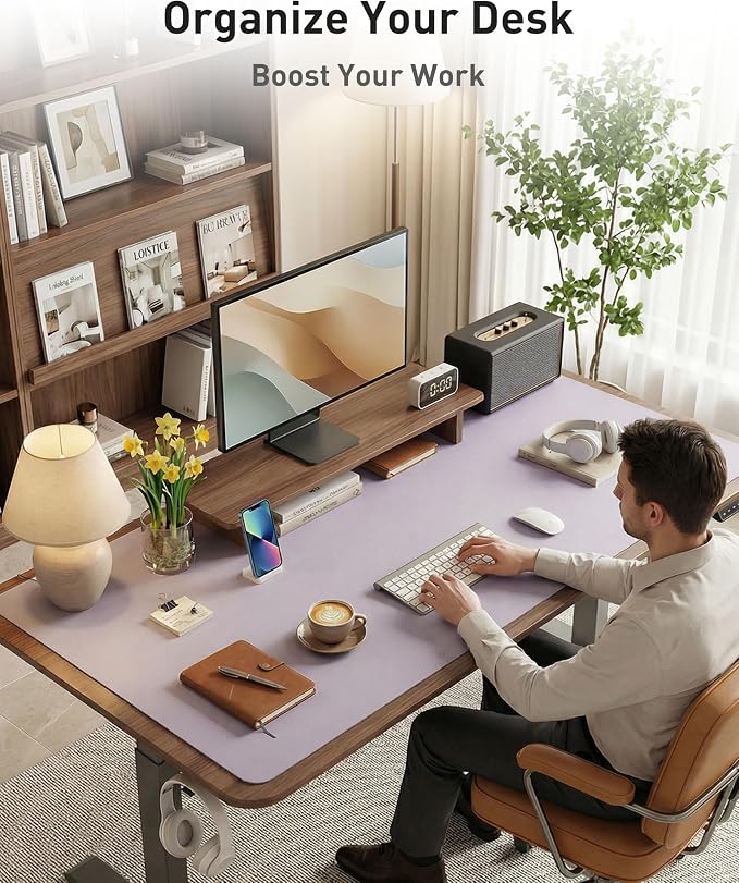 Aothia Faux Leather Desk Mat - Image 8